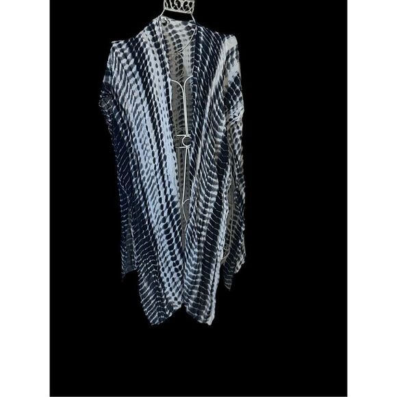 Beautiful UNIQUE Michael Stars Anthropologie Ruana Wrap Scarf Tie Dye Cover Up - Picture 1 of 8